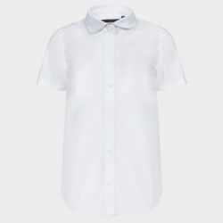 Cămașă cu mânecă scurtă de damă VELILLA WHITE