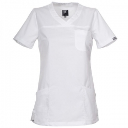 VICTORIA ALB Tunică medicală pentru femei
